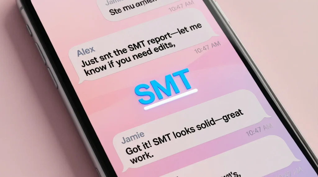 What Does SMT Mean in Texting
