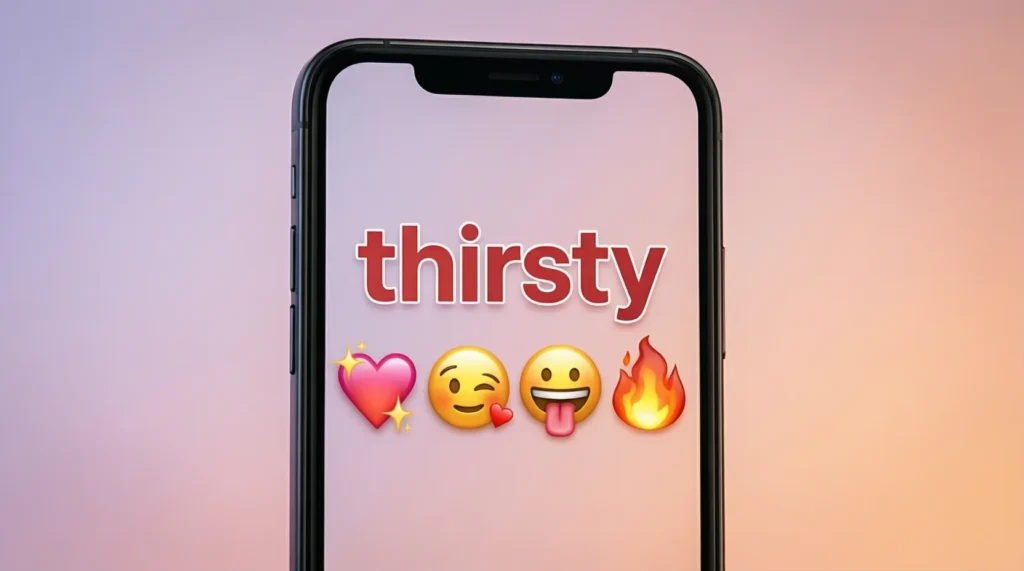 What Does Thirsty Mean in Slang