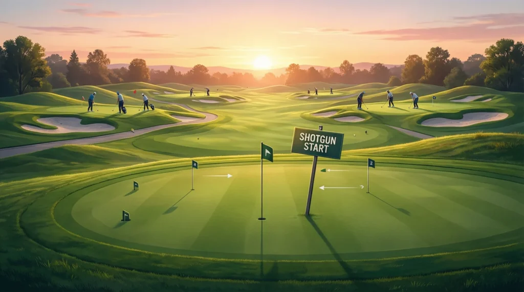 What Does Shotgun Start Mean in Golf
