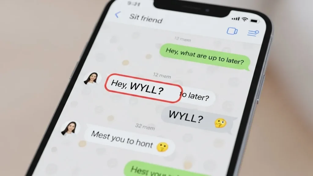 What Does WYLL Mean in Text