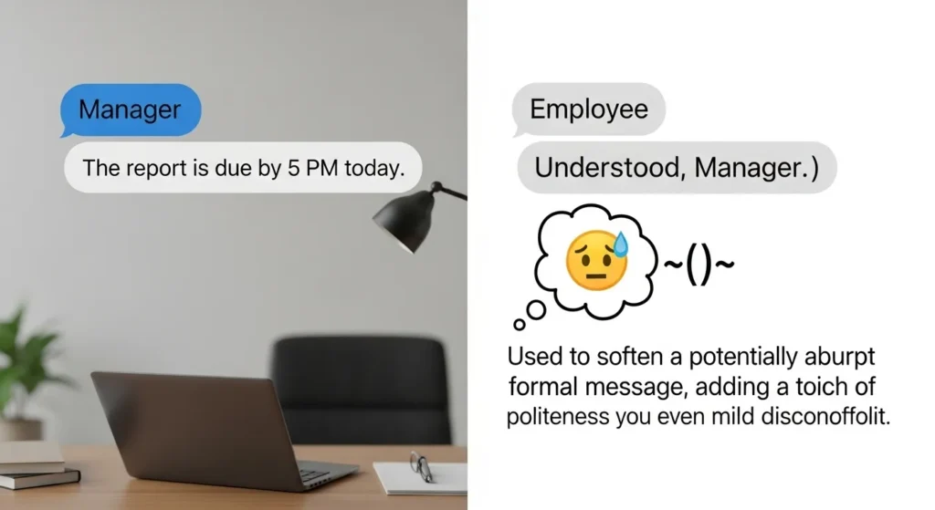 What Does ) Mean in Texting