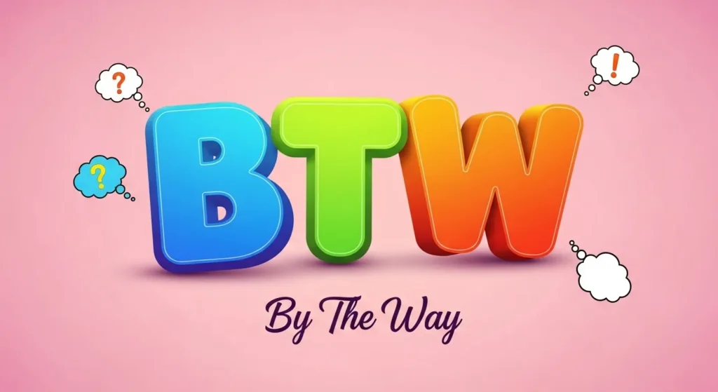 What Does BTW Mean in Texting