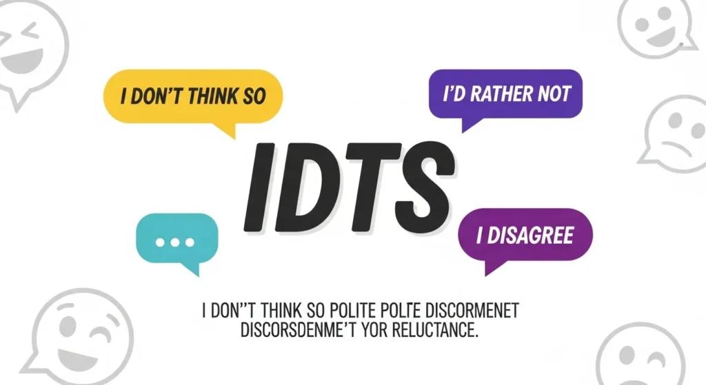 What Does IDTS Mean in Texting