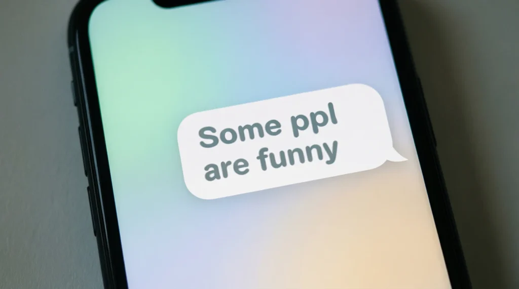 What Does PPL Mean in Text