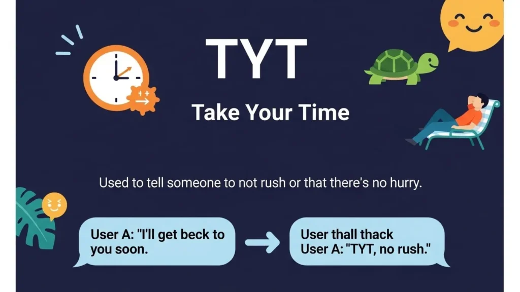 What Does TYT Mean in Text