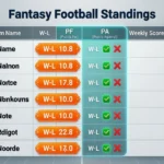 What Do PF and PA Mean in Fantasy Football