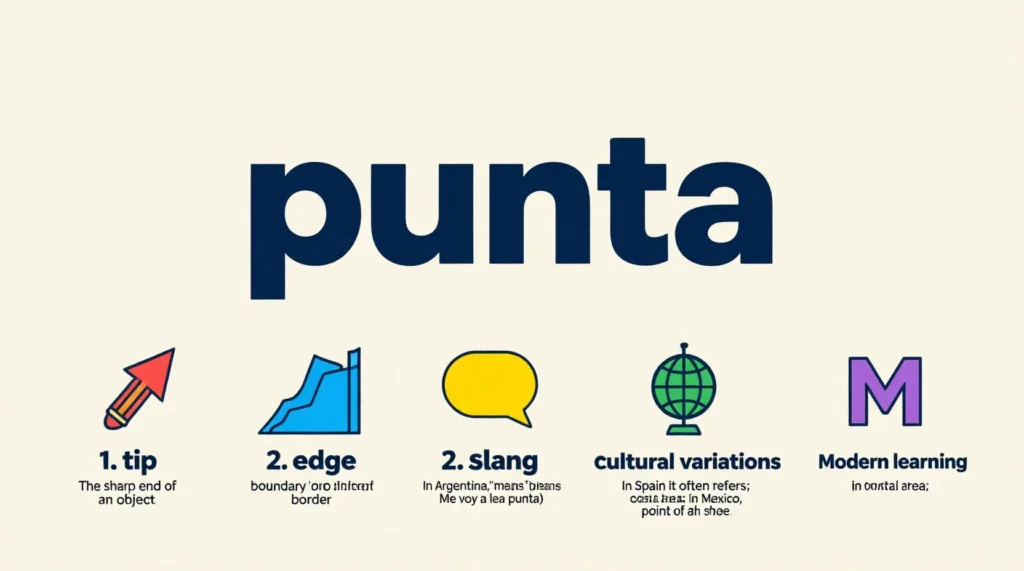 What Does Punta Mean in Spanish
