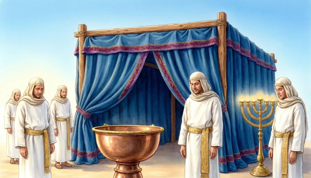 what does the color blue mean in the bible