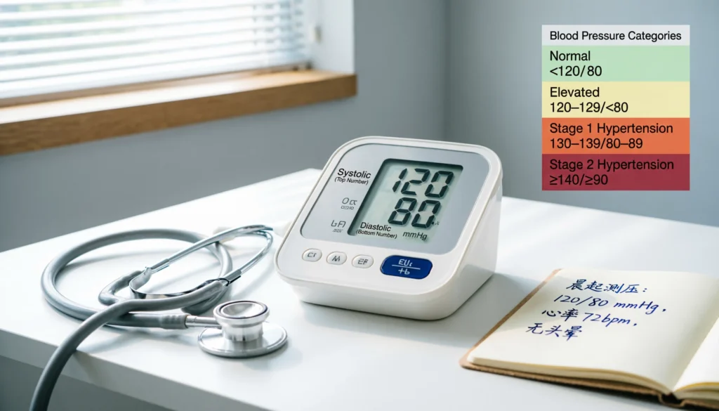 what do the numbers mean in blood pressure