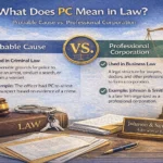 what does pc mean in law