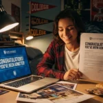 what does admitted mean in college