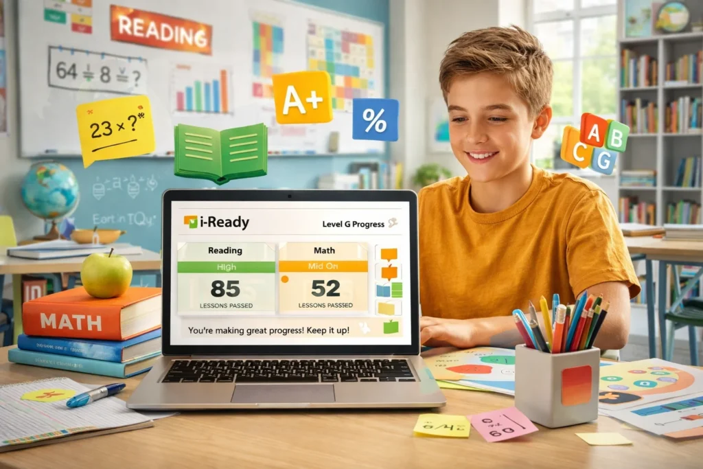 what does level g mean in iready