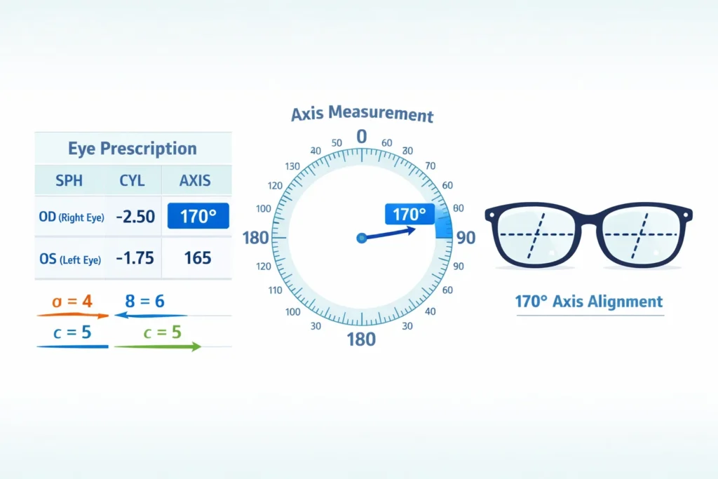 what does axis mean in eye prescription