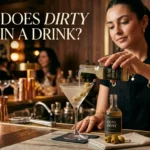 what does dirty mean in a drink