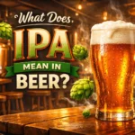 what does ipa mean in beer