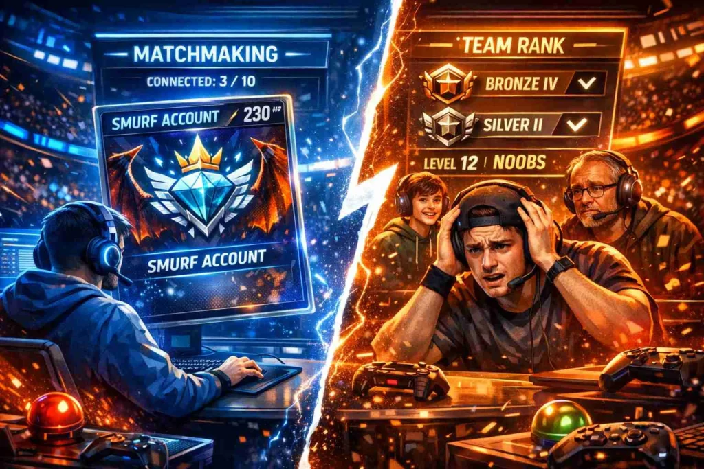 what does smurfing mean in gaming