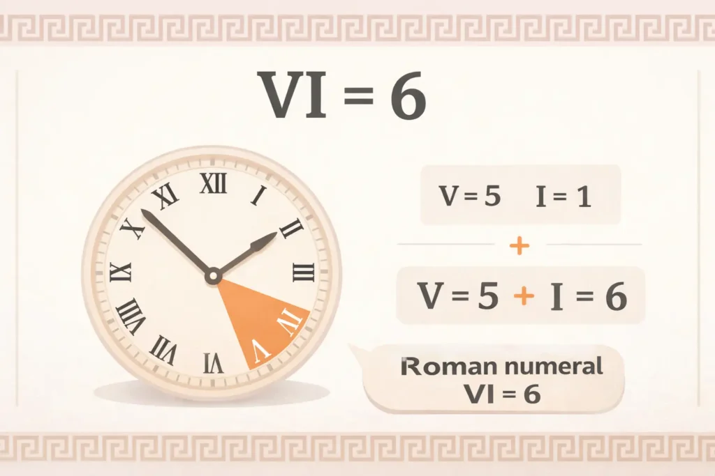 what does vi mean in roman numerals